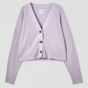 Sold - Pull&Bear Cozy Mood Purple Cardigan